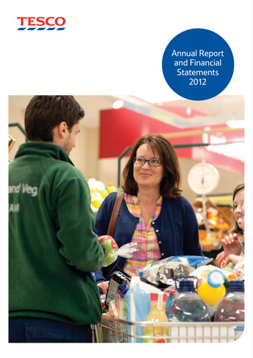 Thumbnail Tesco Annual Report 2012