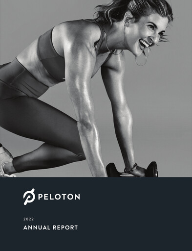 Thumbnail Peloton Annual Report 2022