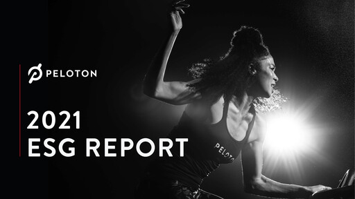 Thumbnail Peloton ESG Report 2021