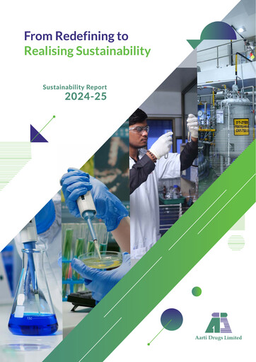 Thumbnail Aarti Drugs Sustainability Report 2024-2025