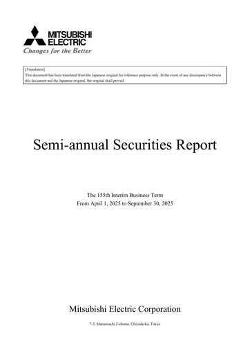 Thumbnail Mitsubishi Electric Half-year Report 2026-h1