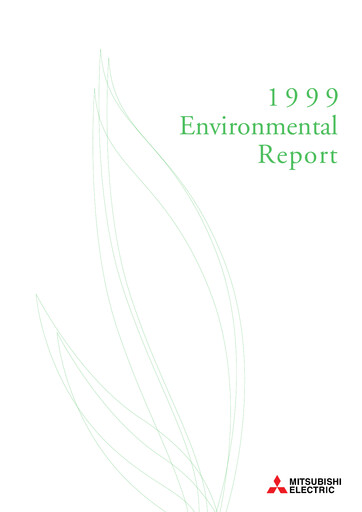 Thumbnail Mitsubishi Electric Sustainability Report 1999