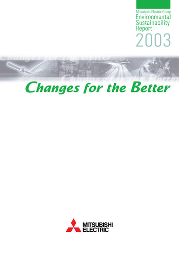Thumbnail Mitsubishi Electric Sustainability Report 2003