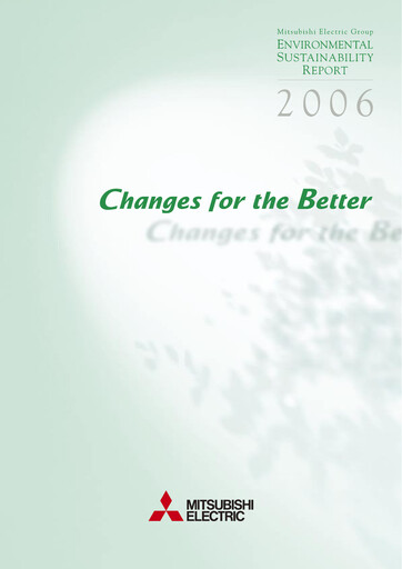 Thumbnail Mitsubishi Electric Sustainability Report 2006