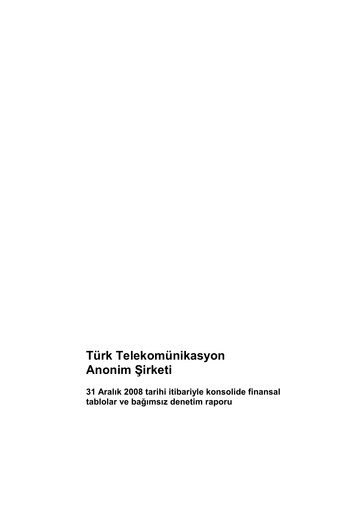 Thumbnail Türk Telekom
 Financial Statement 2008