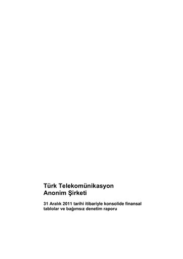 Thumbnail Türk Telekom
 Financial Statement 2011