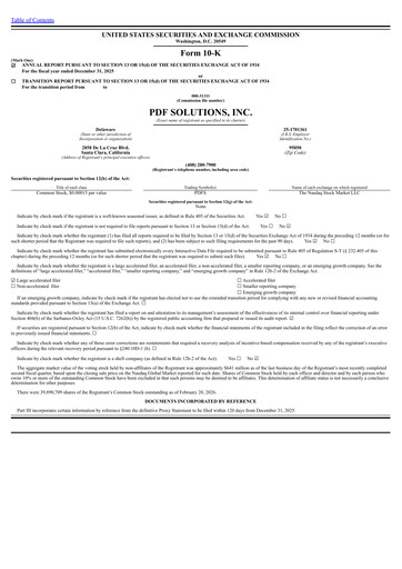 Thumbnail PDF Solutions Annual Report 2025