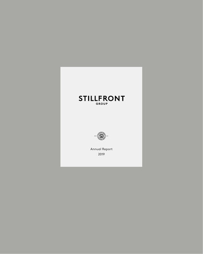 Thumbnail Stillfront Group Annual Report 2019