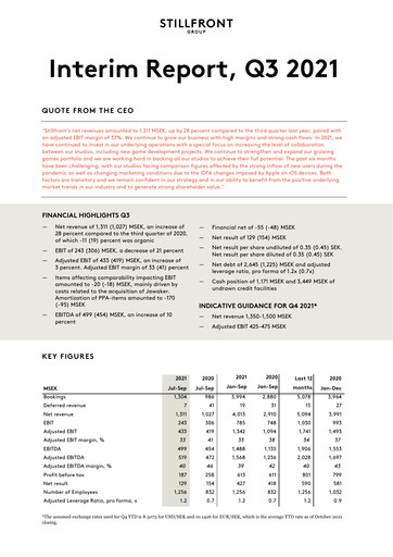 Thumbnail Stillfront Group Quarterly Report 2021-q3