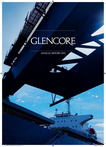 Thumbnail Glencore Annual Report 2015