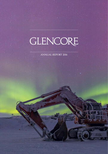 Thumbnail Glencore Annual Report 2016