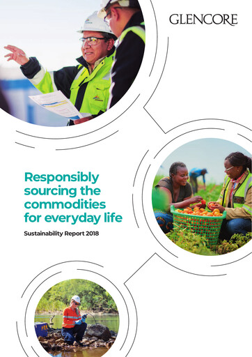 Thumbnail Glencore Sustainability Report 2018