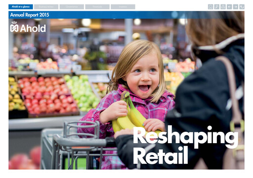 Thumbnail Ahold Delhaize Annual Report 2015