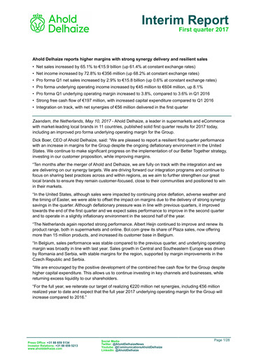 Thumbnail Ahold Delhaize Quarterly Report 2017-q1