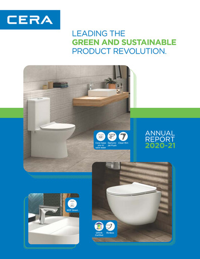 Thumbnail Cera Sanitaryware Annual Report 2020-2021