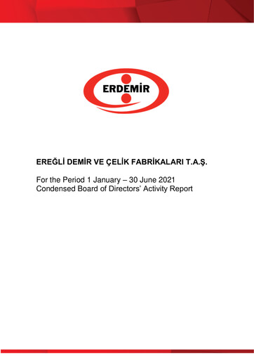 Miniature Erdemir Rapport semestriel 2021-h1