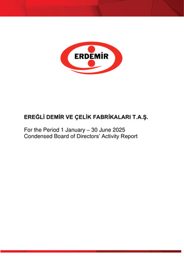 Miniature Erdemir Rapport semestriel 2025-h1