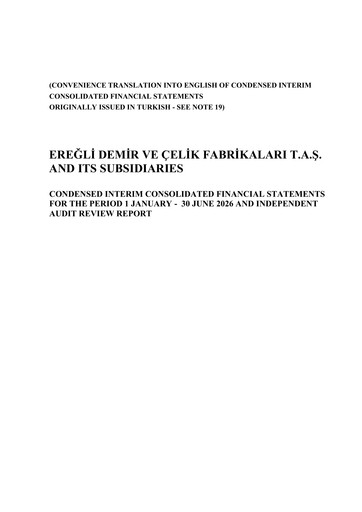 Thumbnail Erdemir Half-year Report 2026-h1