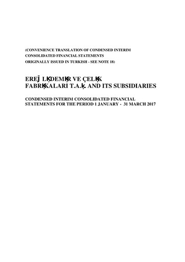 Thumbnail Erdemir Quarterly Report 2017-q1