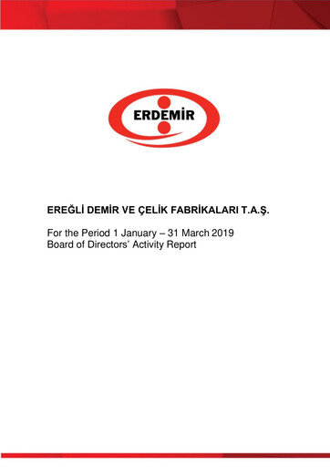 Miniature Erdemir Rapport trimestriel 2019-q1