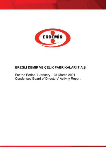 Miniature Erdemir Rapport trimestriel 2021-q1