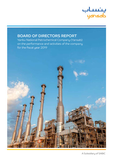 Thumbnail Yanbu National Petrochemical Annual Report 2019
