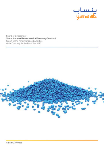 Thumbnail Yanbu National Petrochemical Annual Report 2020