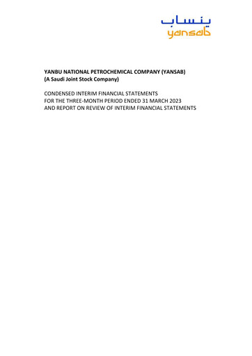 Thumbnail Yanbu National Petrochemical Financial Statement 2023-q1