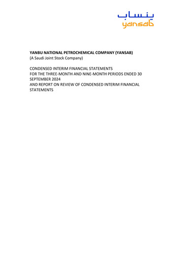 Thumbnail Yanbu National Petrochemical Financial Statement 2024-9m