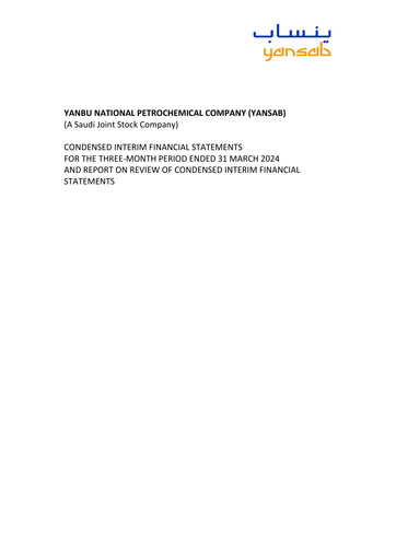 Thumbnail Yanbu National Petrochemical Financial Statement 2024-q1