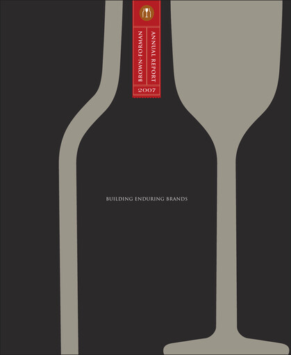 Thumbnail Brown Forman Annual Report 2007