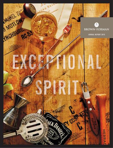 Thumbnail Brown Forman Annual Report 2015