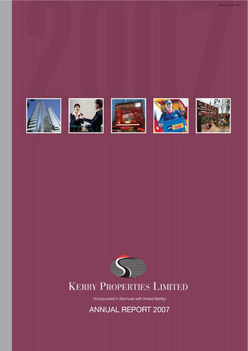 Thumbnail Kerry Properties Annual Report 2007