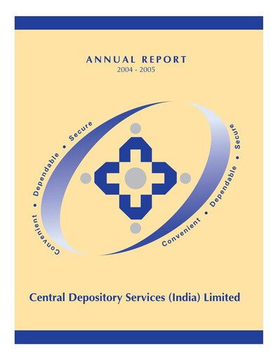Thumbnail CDSL Annual Report 2004-2005