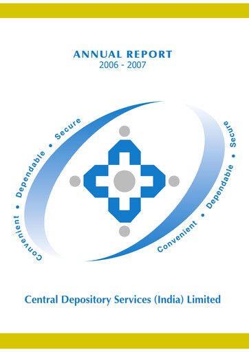 Thumbnail CDSL Annual Report 2006-2007