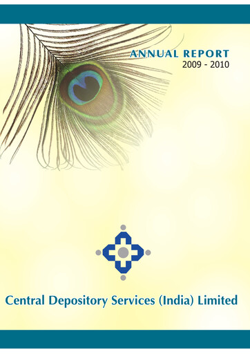 Thumbnail CDSL Annual Report 2009-2010