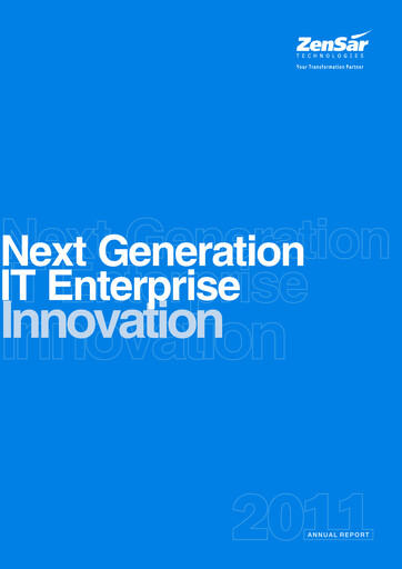 Thumbnail Zensar Annual Report 2011