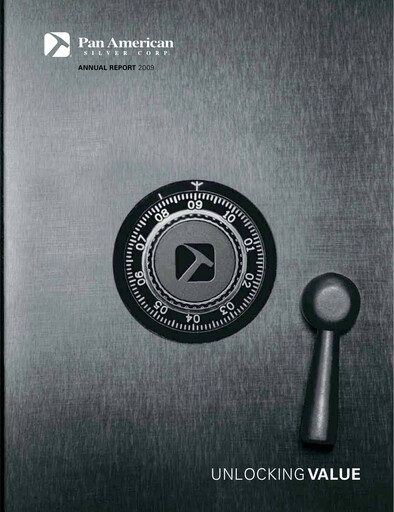 Thumbnail Pan American Silver
 Annual Report 2009