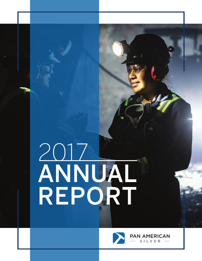 Thumbnail Pan American Silver
 Annual Report 2017