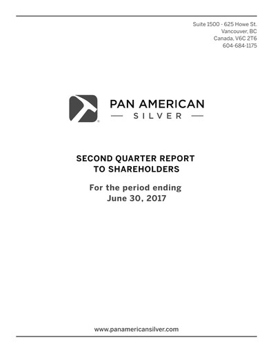 Thumbnail Pan American Silver
 Quarterly Report 2017-q2