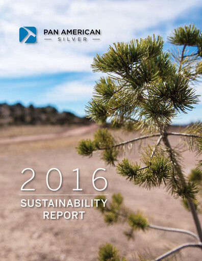 Thumbnail Pan American Silver
 Sustainability Report 2016