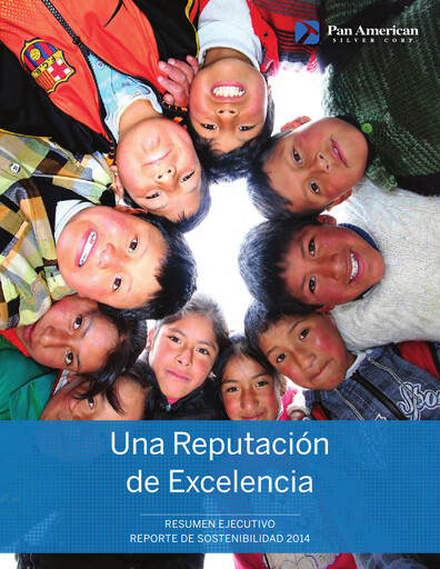 Thumbnail Pan American Silver
 Sustainability Report 2014