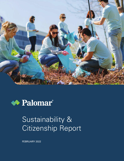 Vorschaubild Palomar Holdings Nachhaltigkeitsbericht 2021