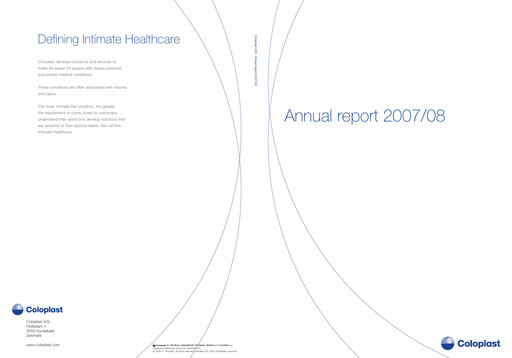 Thumbnail Coloplast Annual Report 2007-2008