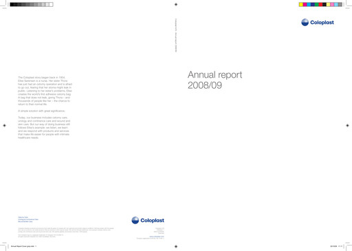 Thumbnail Coloplast Annual Report 2008-2009