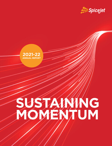 Miniature SpiceJet
 Rapport annuel 2021-2022