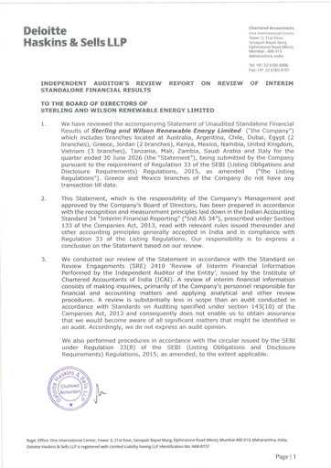 Thumbnail sterling & wilson solar Quarterly Report 2026-q1