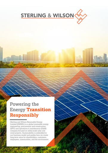 Thumbnail sterling & wilson solar Sustainability Report 2025-2026