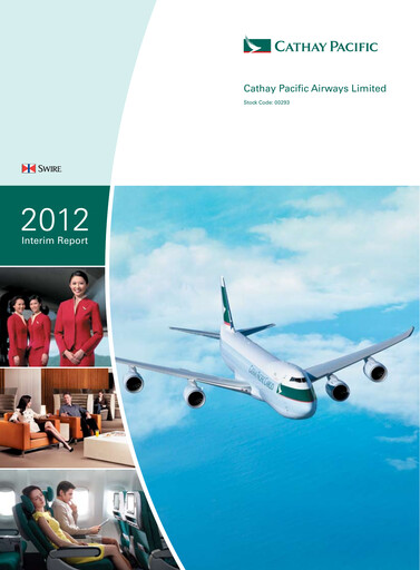 Miniature Cathay Pacific
 Rapport semestriel 2012-h1