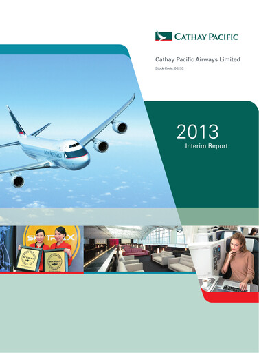 Miniature Cathay Pacific
 Rapport semestriel 2013-h1